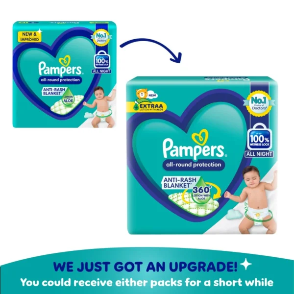 Pampers All Round Protection Pant Style Baby Diapers, Extra Large 112 Count - Image 3