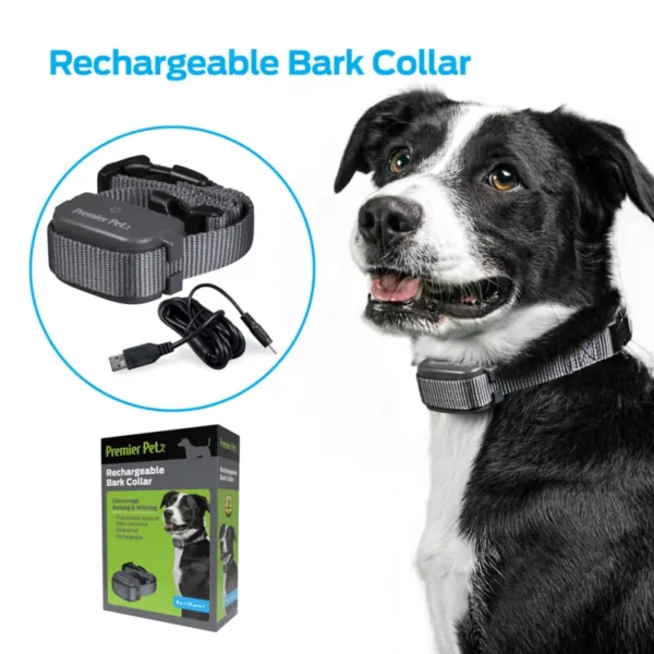 Premier Pet Rechargeable Bark Collar - Rechargeable - Adjustable & Waterproof ( Petsmart )