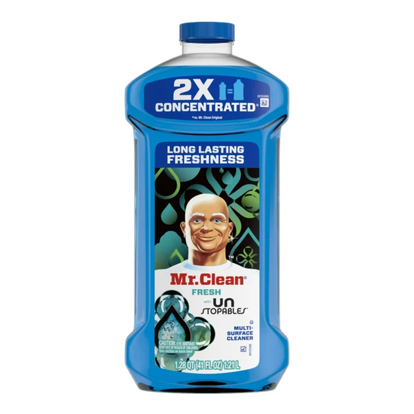 Mr. Clean 2X Concentrated Multi Surface, All Purpose Cleaner, Unstopables Fresh Scent, 41 fl oz   ( Walmart ) - Image 6