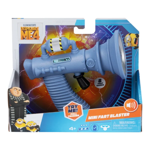 Despicable Me 4 SFX Mini Fart Blaster,8 Different Silly Fart Noises Ages 4+, Indoor and Outdoor Play ( Walmart )