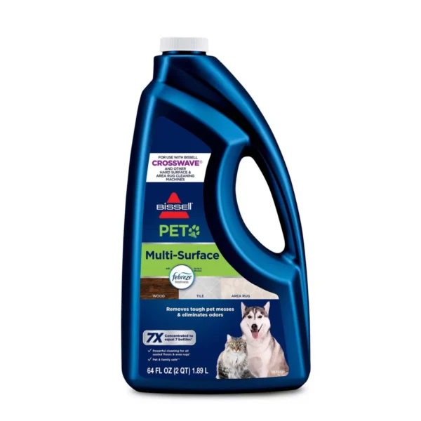 BISSELL 64oz. CrossWave & SpinWave Multi-Surface Pet Floor Cleaning Formula - 22951: Liquid Cleaner for Rugs & Floors( Target )