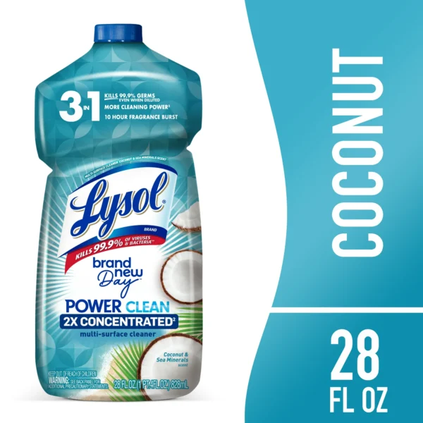 Lysol® Multi-Surface Cleaner - Pourable Brand New Day™ Coconut & Sea Minerals 9/28 oz. ( Walmart )