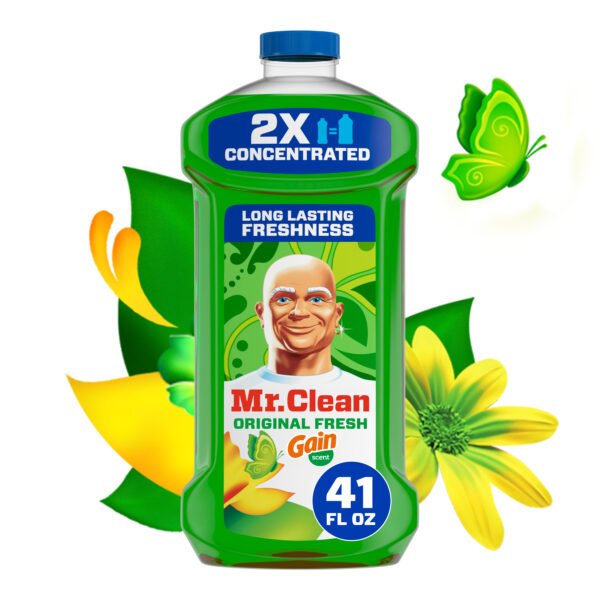 Mr. Clean 2X Concentrated Multi Surface, All Purpose Cleaner with Gain Scent, All Purpose Cleaner, 41 fl oz  ( Walmart )