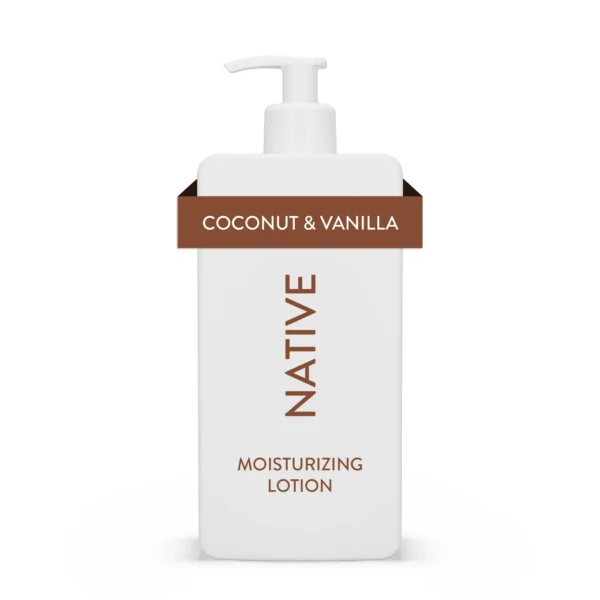 Native Lotion, Moisturizing, Paraben Free, Coconut & Vanilla, for Women and Men, 16.5 fl oz