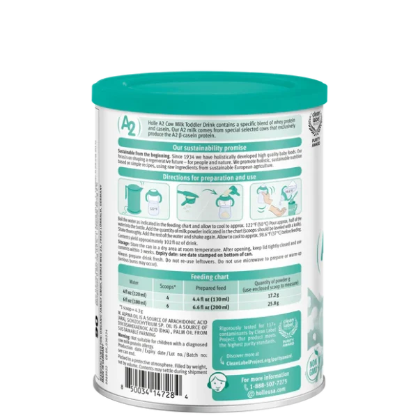 Holle Cow Milk Toddler Drink (A2) - Stage 3 | Non GMO (14 oz) ( Buybuybaby ) - Image 3