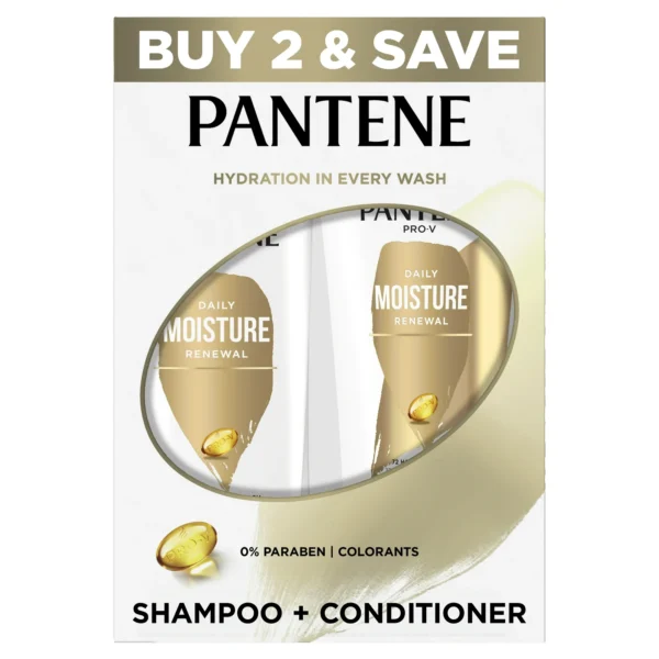 Pantene Pro-V Daily Moisture Renewal Shampoo and Conditioner Set