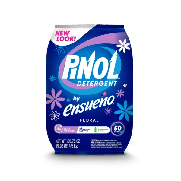 Pinol By Ensueño Powder Laundry Detergent - Floral Scent (4.5Kg), 50 Loads - Image 4