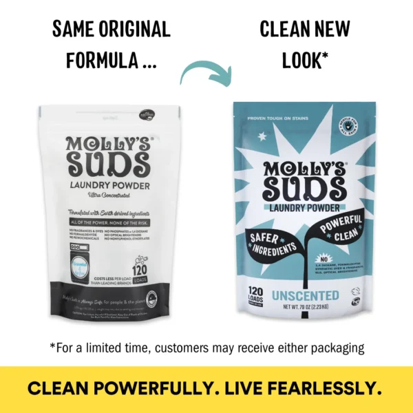 Molly's Suds Laundry Powder 120 Loads - Unscented - Image 2
