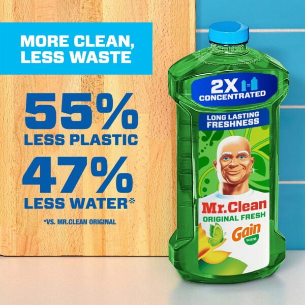 Mr. Clean 2X Concentrated Multi Surface, All Purpose Cleaner with Gain Scent, All Purpose Cleaner, 41 fl oz  ( Walmart ) - Image 5