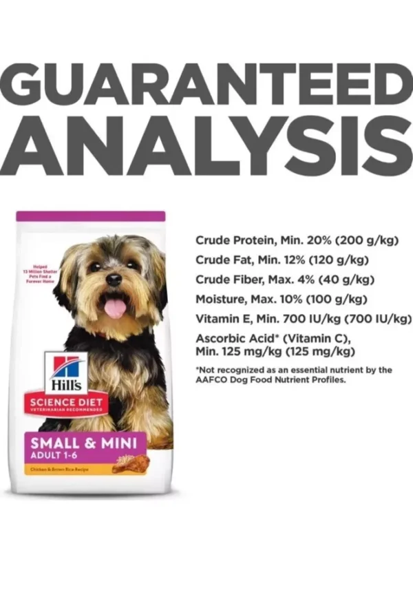 Hill's Science Diet Adult Small Breed & Mini Breed Chicken Meal & Rice Recipe Dry Dog Food, 15.5 lbs. ( Petco ) - Image 3